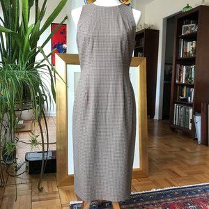 NWOT Antonio Melani houndstooth sleeveless dress